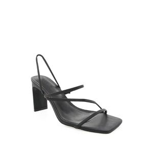 Elegant Black Strappy Heels